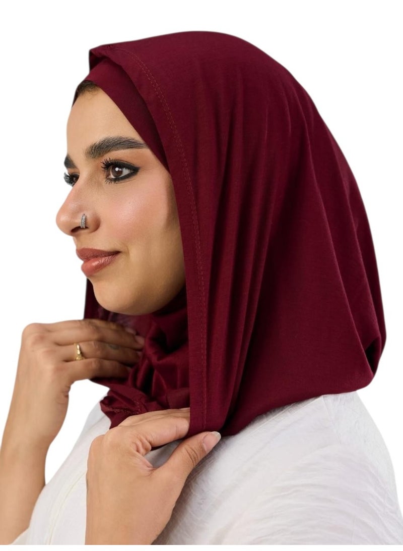 تلبيسه كابيشو قطن قطعتين متصلين لون برغندي , خامة عالية ومريحة في اللبس