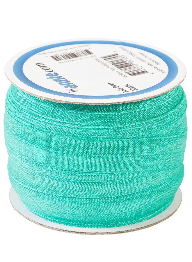 Annie By Annie 3/4In X 50Yd Turquoise Fold-Over Elastic