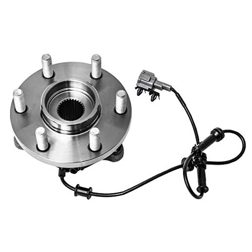 AUQDD Front Wheel Hub and Bearing Assembly Left or Right Compatible Nissan Xterra Frontier Pathfinder Suzuki Equator AUQDD 515065 [ 6 Lug W/ABS 4WD 4x4 ] - Image 5