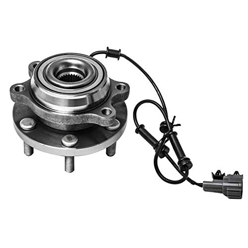 AUQDD Front Wheel Hub and Bearing Assembly Left or Right Compatible Nissan Xterra Frontier Pathfinder Suzuki Equator AUQDD 515065 [ 6 Lug W/ABS 4WD 4x4 ] - Image 2
