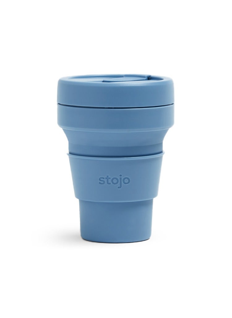 Stojo On The Go Coffee Cup | Pocket Size Collapsible Silicone Travel Cup, 12oz / 355ml | No Straw Included  - Image 1