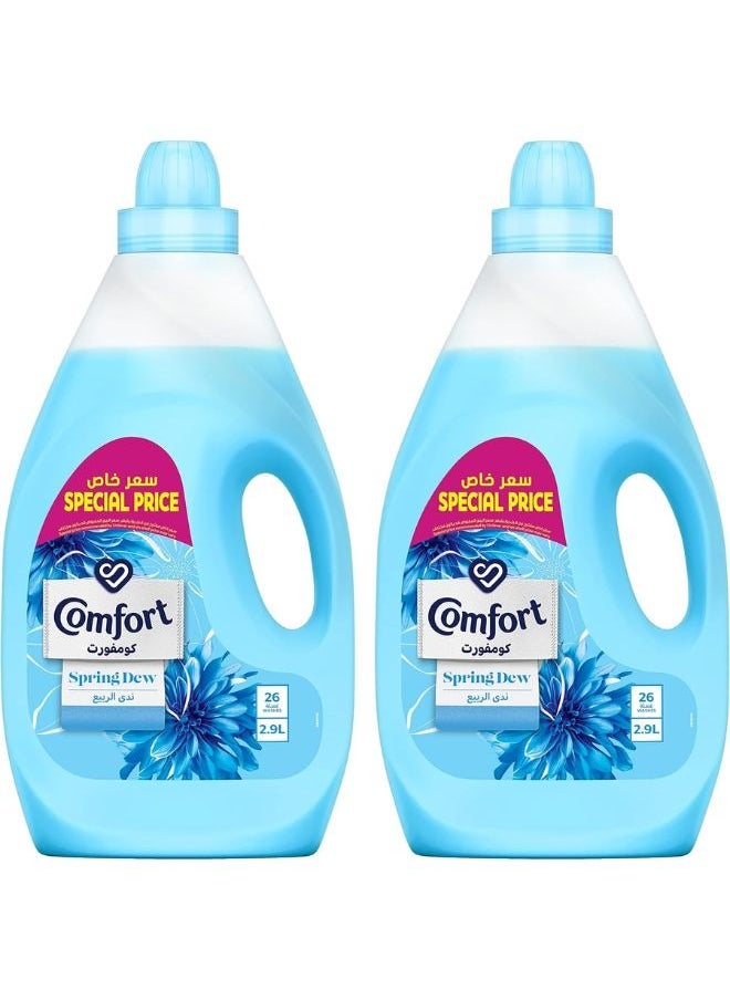 Comfort - Spring Dew Fabric Softener 2 x 2.9L - Image 1
