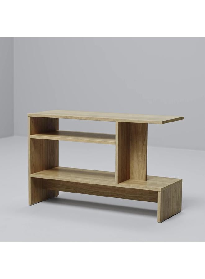 erorex Side Table, Oak Effect, 80X31 Cm - Image 2