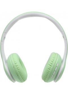 Blupple Bluetooth Wireless Wireless Stereo On-Ear Headphones with Microphone Green for Young Children  - Image 2