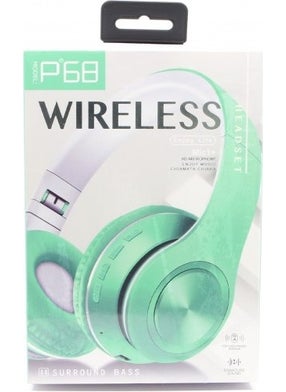 Blupple Bluetooth Wireless Wireless Stereo On-Ear Headphones with Microphone Green for Young Children  - Image 3