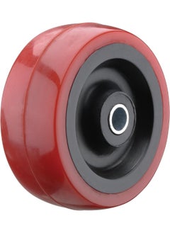 Steelex Steelex D2650 2-Inch 165 Lbs Polyurethane Wheel with Roller Bearing Hub , red 