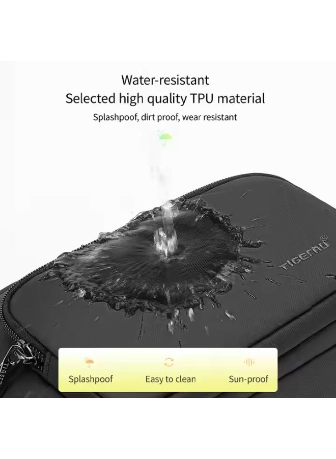 تايجرنو Tigernu Waterproof and Stain Resistant Crossbody Sling Shoulder Bag Model T-S8136 Black - Image 5