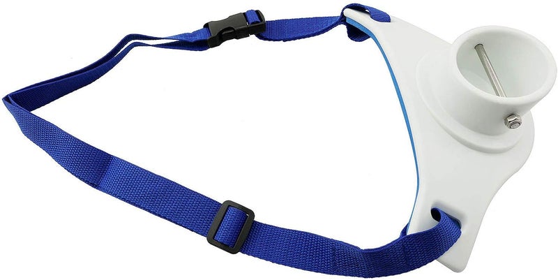 Longdex Fishing Waist Belt 2.3 Inch Inner Dia Adjustable Offshore Sea Fishing Fighting Belt Stand Up Waist Support Rod Holder - Image 1