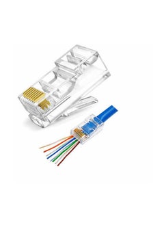تايمي حزمة مكونة من 100 محول RJ-45 شفاف  - Image 4