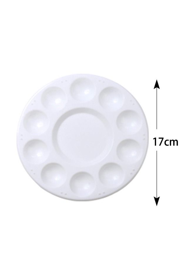 Ant 4-Piece Paint Tray Palettes, Plastic Paint Pallets with Thumb Hole for Painting DIY Art - Image 2