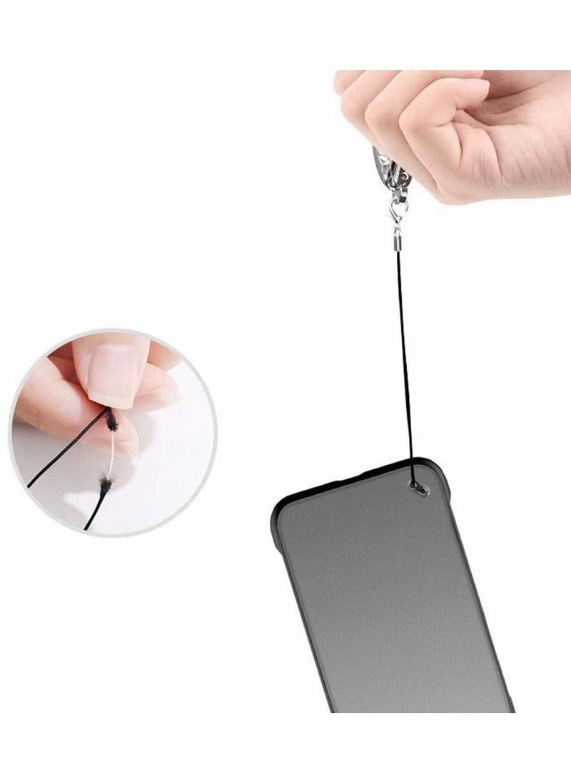 SYOSI Ring Holder, Metal Phone Lanyard, Phone Charm, Lanyard Ring Bracket 2-in-1 for Universal Cell Phone Anti-lost 3pcs (Mixed Colors) - Image 2