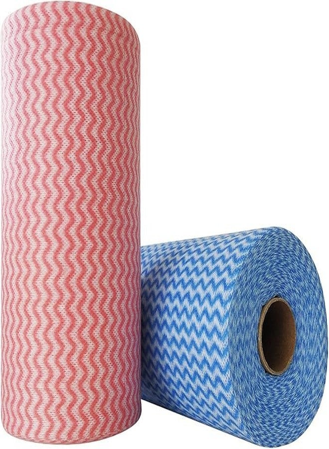 Hometrix Non Woven Reusable & Washable Kitchen Towel Roll | Ultra Absorbent, Antimicrobial & Anti Odour Wipes for Spotless Cleaning | Quick Dry Tissues Pack of (3, 23X20 - Image 2