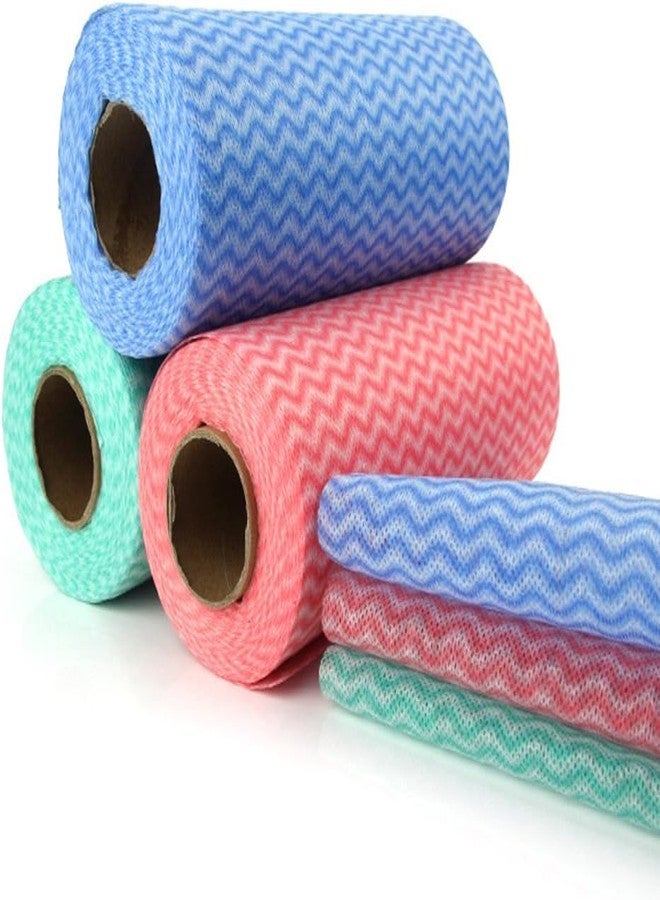 Hometrix Non Woven Reusable & Washable Kitchen Towel Roll | Ultra Absorbent, Antimicrobial & Anti Odour Wipes for Spotless Cleaning | Quick Dry Tissues Pack of (3, 23X20 - Image 5