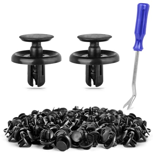 UNIGT 120 pcs Engine Under Cover Push-Type Retainer Clips Compatible with Toyota Lexus Camry Corolla Body Clips Replace 90467-07201 with Tool - Image 1