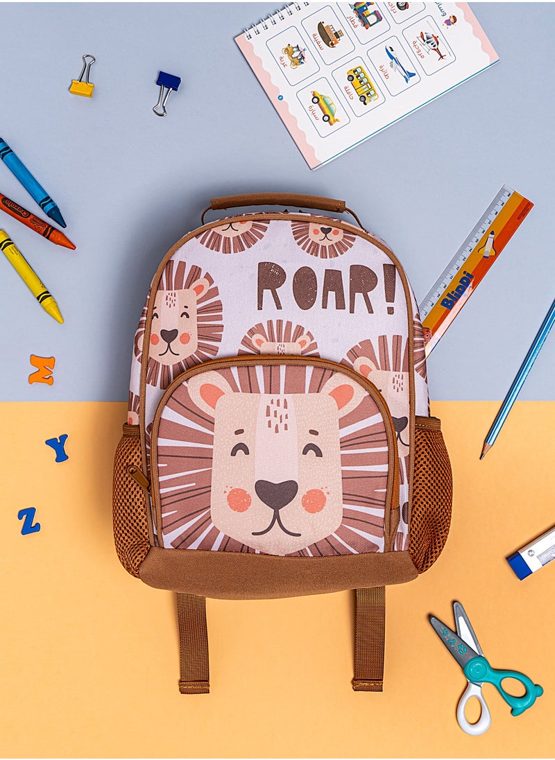 Generic - Kids Backpack Mini 25X11X32 Lion Motif - Image 1
