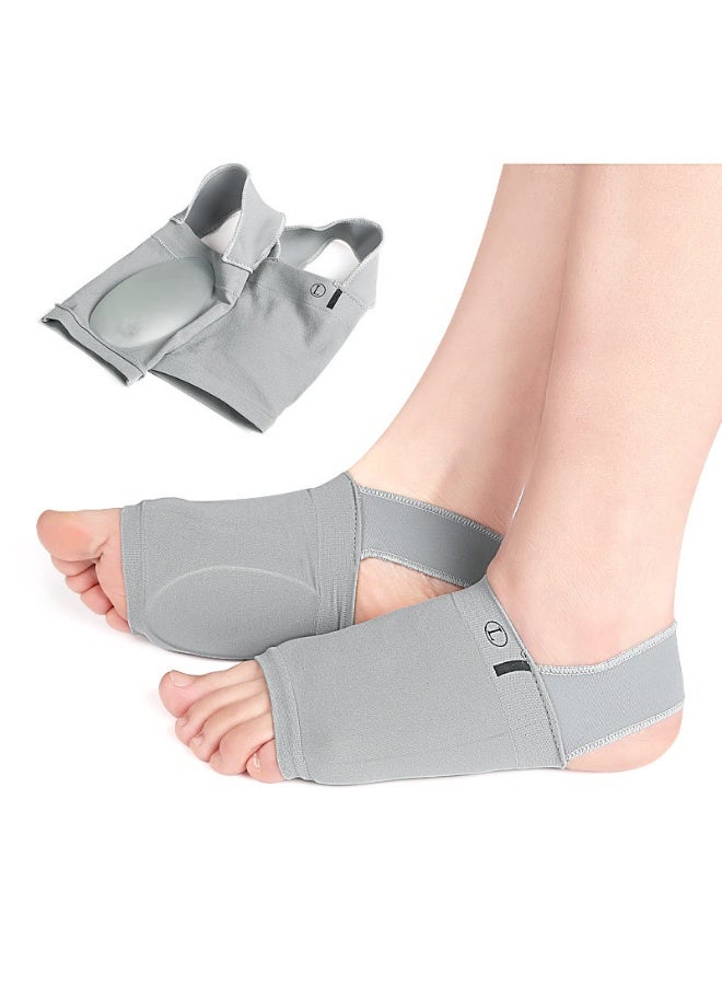 S-Quality Adjustable Arch Support Brace for Flat Feet – Orthopedic Foot Pads for Arch Pain Relief, Plantar Fasciitis & Overpronation - Image 3