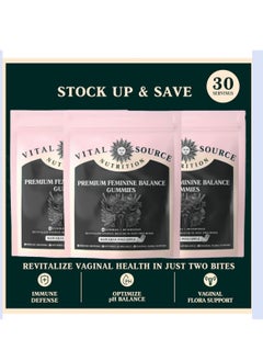 Nutrition Feminine Balance Gummies,for Women of All Ages (1Bags/60Grain)  - Image 2