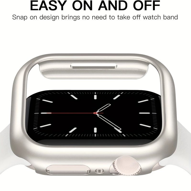 3pcs Set Men Women Casual Fashionable PC Hollow Out Watch Case Anti Drop Protective Case For Apple Watch 49mm Black Red Silvery Series Ultra SE 10 9 8 7 6 5 4 3 2 1 Intelligent Watch Case Accessory - Image 3