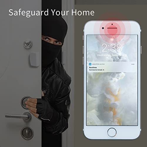 THIRDREALITY Zigbee Contact Sensor, Door and Window Monitor, Home Automation, Works with Home Assistant, SmartThings, Aeotec, Homey, Hubitat or Echo Devices with Build-in Zigbee Hub,hub Required - Image 4
