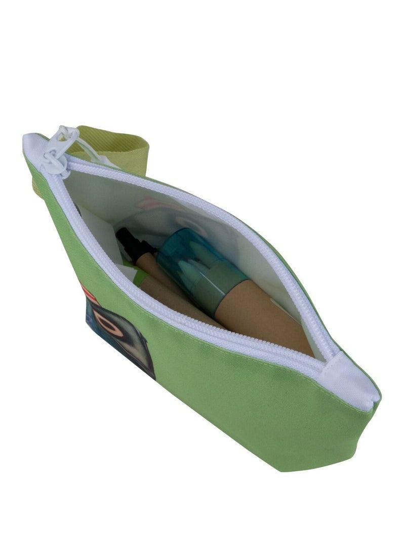 بيج ديزاين حقيبة مستحضرات التجميل للسفر حقيبة المكياج حقيبة أدوات الزينة منظم مقلمة 6x8in - Image 2