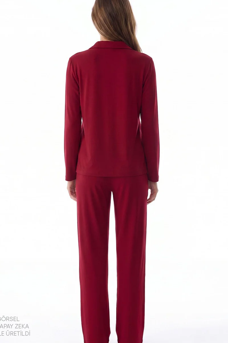 بنتي PENTI Happiness Long Sleeve Shirt Trousers Pajama Set