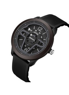 Sanda Outdoor Waterproof Stainless Steel Buckle Silicone Strap Casual Watch 12MM Black 9023  - Image 2