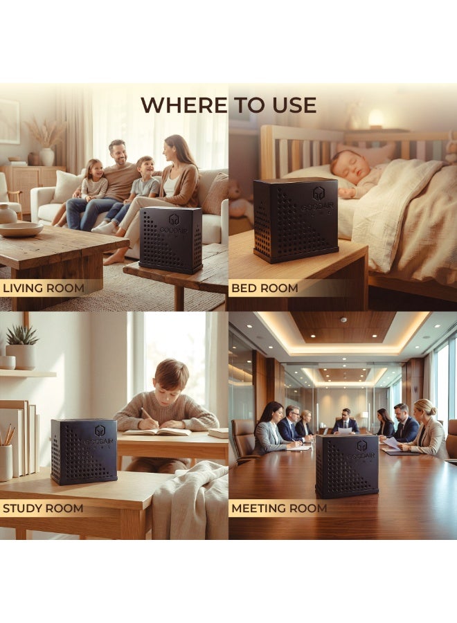 GOODAIR Home | Air Purifier for Home | Adsorbs Odours, Moisture & Toxic Gases | No Harmful Chemicals | Safe for Kids & Elders | Long-Lasting | Non-electric - Image 3