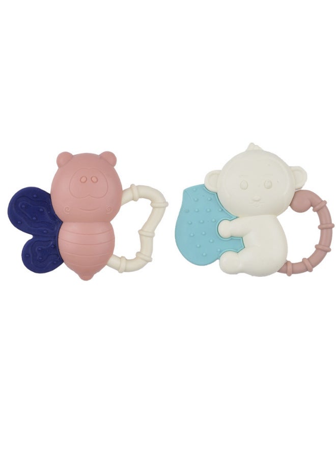 no Export Baby Animal Cognitive Handbell Toy Can Gnaw Gum Children 0-3 To 6 Months - Image 4