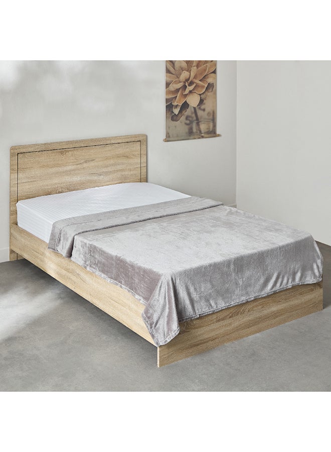 Home Box Nova Solid Flannel Twin Blanket 200 x 140 cm - Image 1