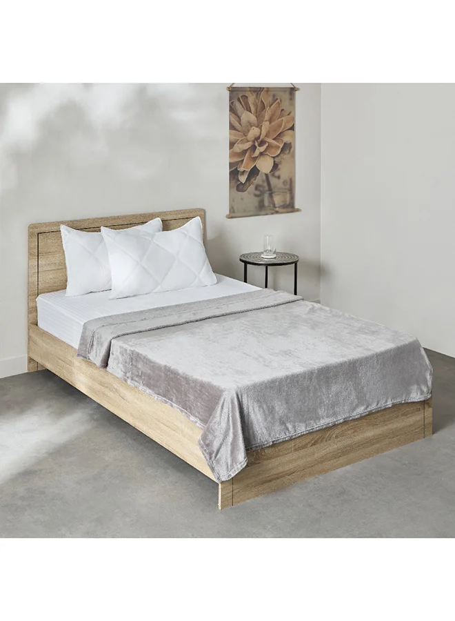 Home Box Nova Solid Flannel Twin Blanket 200 x 140 cm
