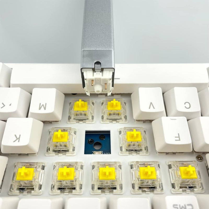 kutethy Gateron Switch Puller V2 for Mechanical Keyboard Switches Fix Replacement Mechanical Keyboard Switch Puller DIY Tool (Silver) - Image 3