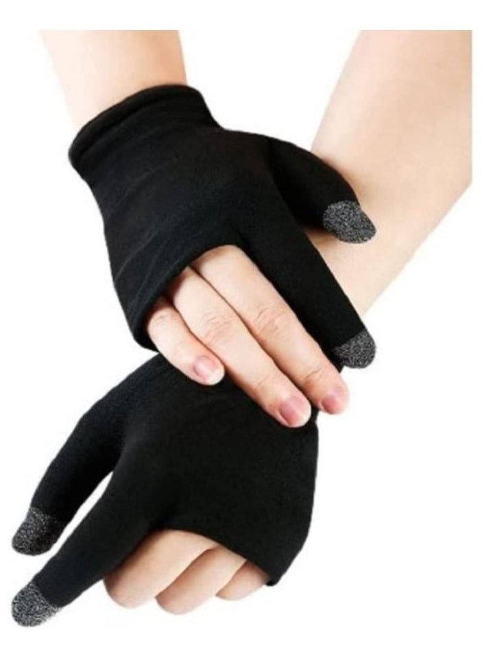 Memo - Mobile Phone Gaming Sweat-Proof Finger Cover For PUBG Non-Scratch Sensitive Touch Screen Thumb Sleeve Gloves - Image 1