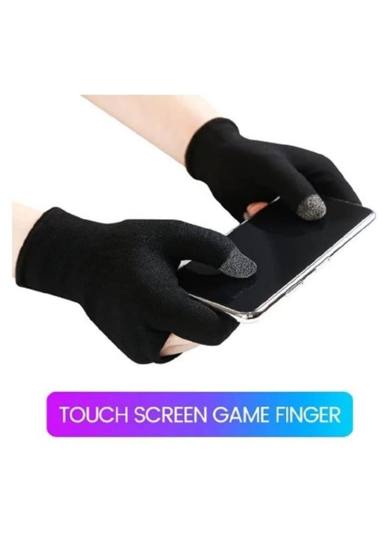 Memo - Mobile Phone Gaming Sweat-Proof Finger Cover For PUBG Non-Scratch Sensitive Touch Screen Thumb Sleeve Gloves - Image 1