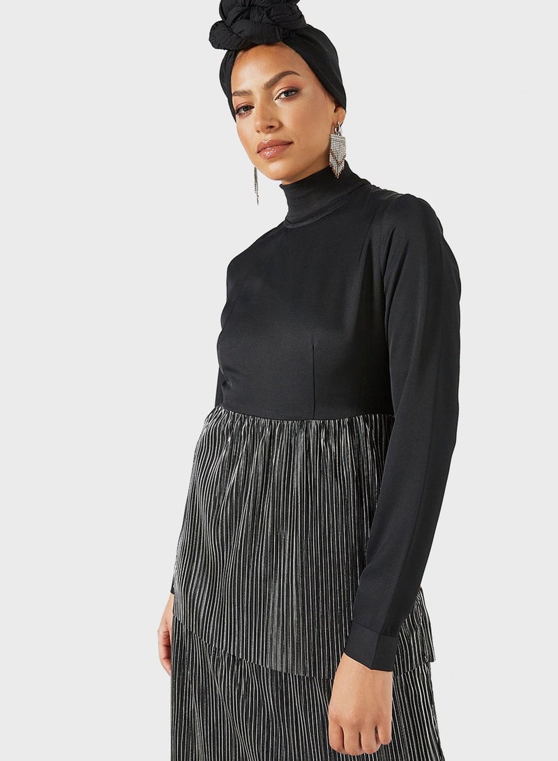 سيفي فور هانيا فستان عباية مخطط - Image 4