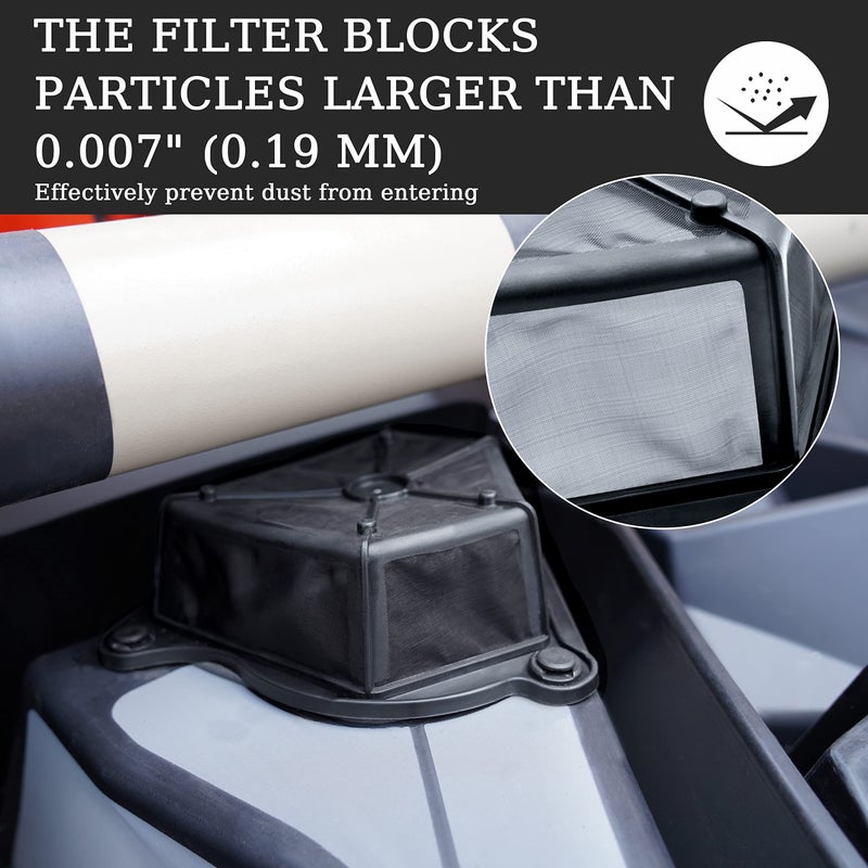 SAUTVS Air Intake Pre-Filter for Can-Am Maverick X3, Black Plastic Air Intake Pre Filter Kit for Can Am Maverick X3 Max Turbo Accessories (1PC, Replace #715004266) - Image 2