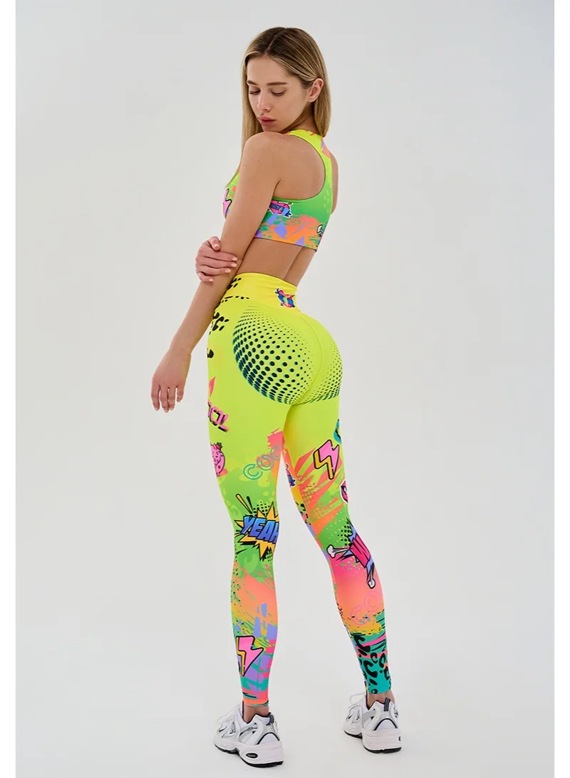 Bona Fide Bona Classic Yupi Bona Fide Premium Quality Classic Leggings for Women with Unique Design and Lifting - Comfortable Workout Leggings for Women | Best Price UAE
