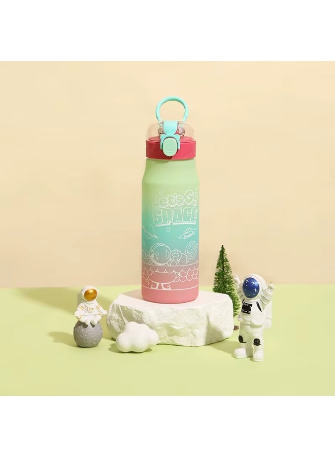 Multi Use Water Bottle for Club, Gym, School, Trip, Running, Gradient Design, Daily Use, Sports