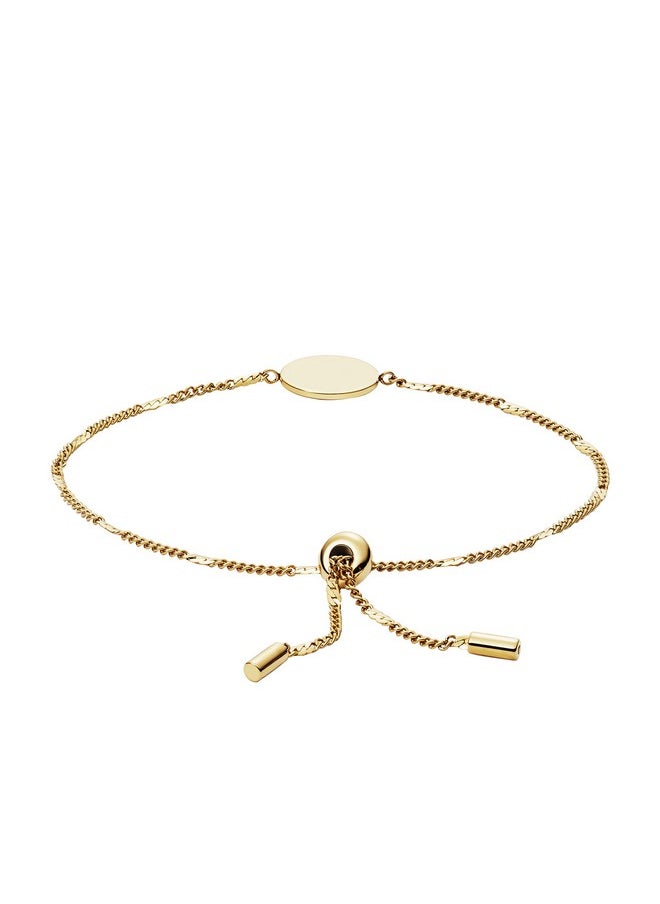 FOSSIL Women'S Engravable Bracelet Color: Gold (Model: Jf03020710)  - Image 2