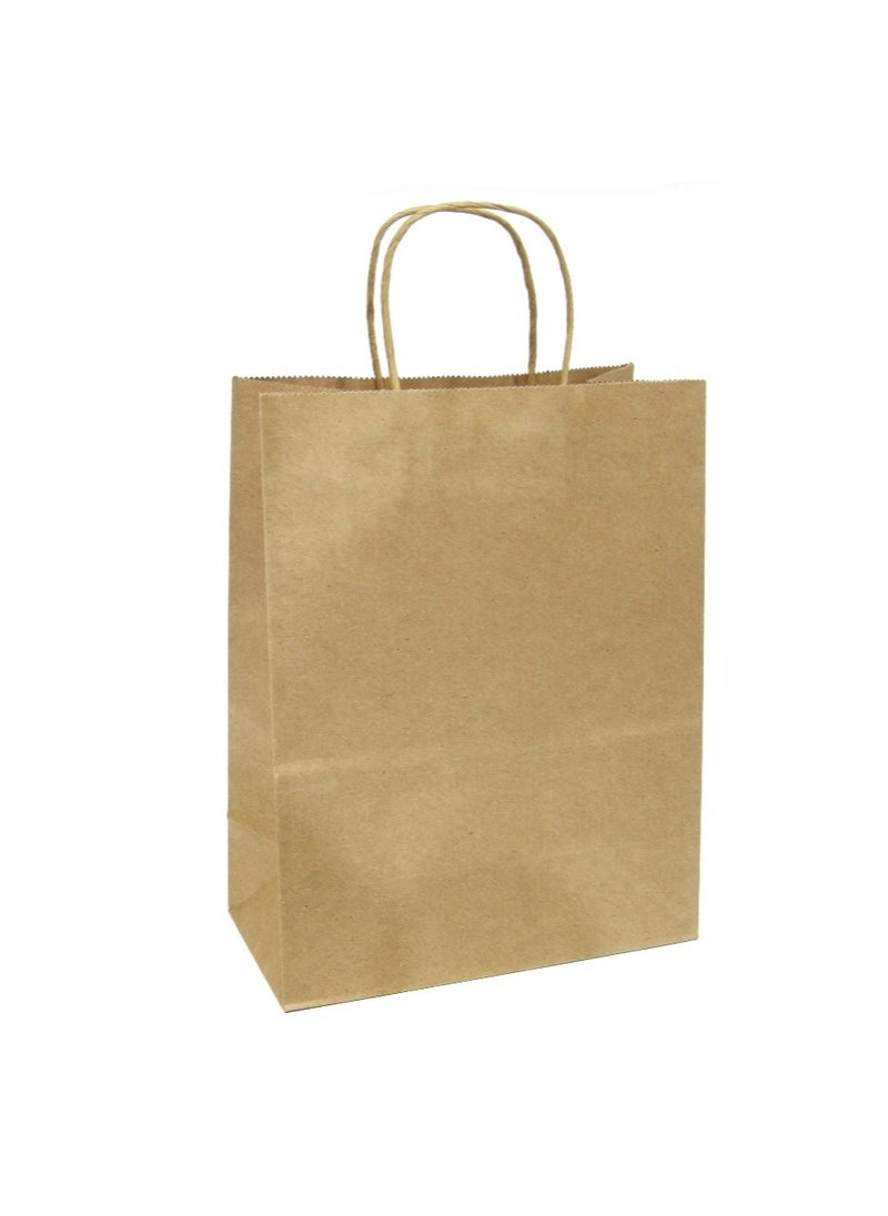 PRIMA 12 Piece Paper Gift Bag Set 27x21x11 Cm Brown 