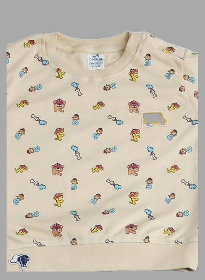 Dollar Junior Tiny Crews Baby Boys Casual T-Shirt Pant Set (KWRN10014_12-18M) Multicolour - Image 3