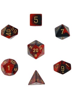 Polyhedral 7Die Gemini Dice Set: Black & Red With Gold (D4 D6 D8 D10 D12 D20 & D00) Chx26433 - pzsku/ZF867E71D0D7D277A2CB7Z/45/_/1687933680/514e6075-fdea-4fdb-922f-9a2ef463fc6b