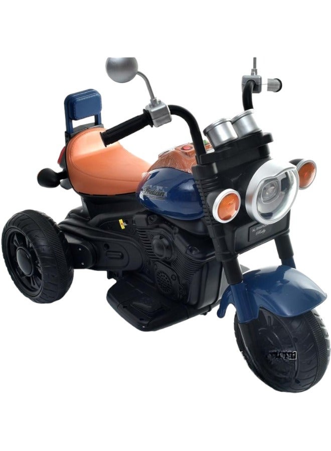 Toy Box Children Electric Bike Ride On 3 Wheel Battery Powered Motorbike For Kids 2 And Up