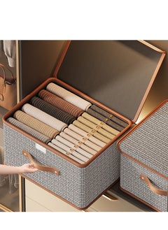 ALMUFARREJ Set of 4 Foldable Clothes Storage and Organization Boxes with Lid  - Image 3
