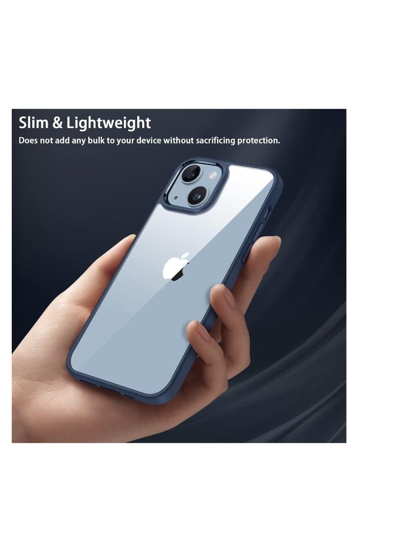 Case Compatible With iPhone 14 Plus 6.7-Inch, Crystal Clear Case [Not Yellowing] [Drop Protection] Shockproof Case Transparent Protective Slim Cover Phone - Image 2