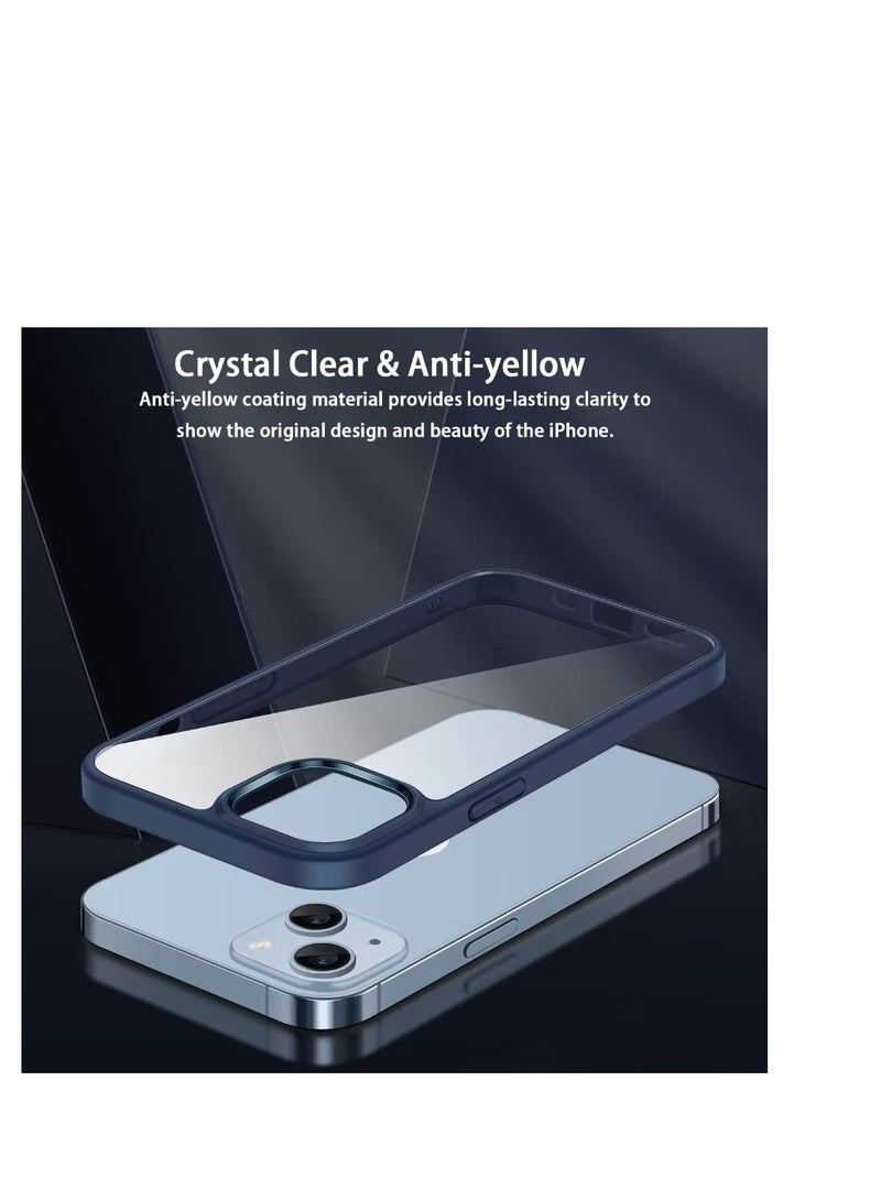 Case Compatible With iPhone 14 Plus 6.7-Inch, Crystal Clear Case [Not Yellowing] [Drop Protection] Shockproof Case Transparent Protective Slim Cover Phone - Image 3