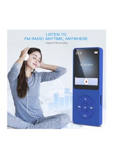 AGPTEK 16GB A02 MP3 Player 70 Hours Playback Lossless Sound Music Player Supports up to 128GB Dark Blue Multifunctional Sports MP3 Player for Indoor Outdoor, USB, Aux - pzsku/ZF8681E9BEF0E3CE0B83BZ/45/_/1740483517/6064e6fb-1b70-4558-a3c6-2cca23354613