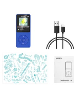 AGPTEK 16GB A02 MP3 Player 70 Hours Playback Lossless Sound Music Player Supports up to 128GB Dark Blue Multifunctional Sports MP3 Player for Indoor Outdoor, USB, Aux - pzsku/ZF8681E9BEF0E3CE0B83BZ/45/_/1740483518/1cd7290a-6994-4875-acd3-5ea3fb07b8bf