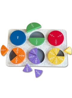 Fraction Learning Puzzle – Fun & Educational Math Toy for Kids