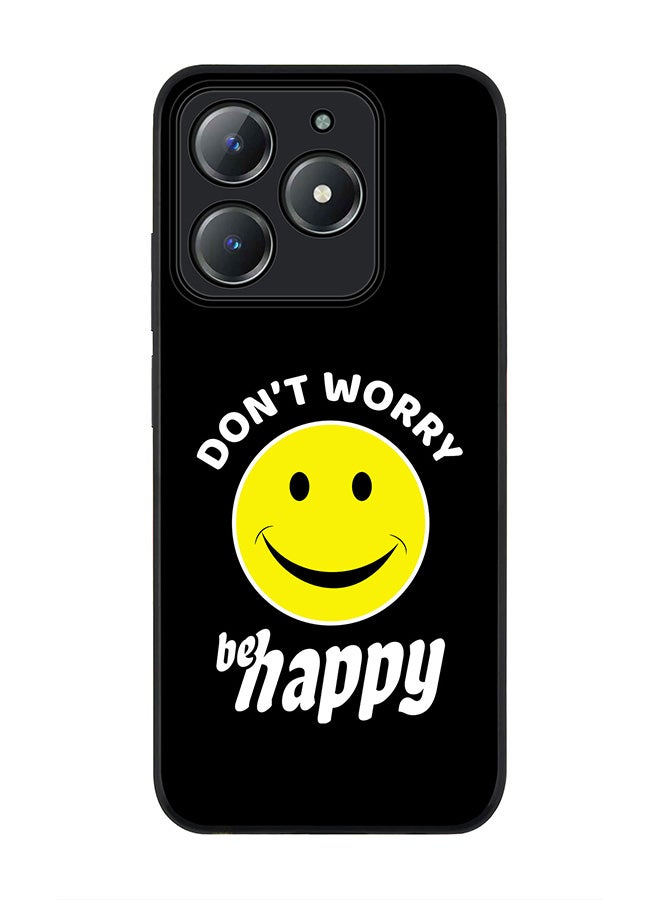 Stylizedd For Realme C63 / Realme C61 4G Case,Slim fit Camera Protection, Shockproof Thin Phone cover  - Don't worry be happy - Image 1