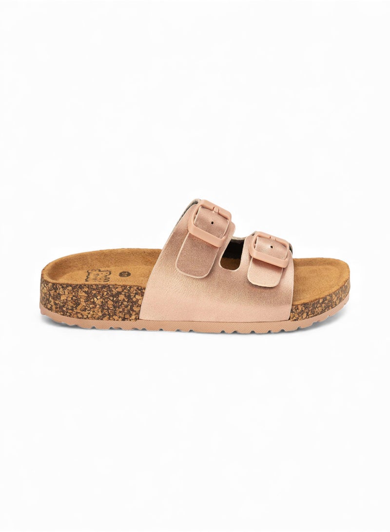 Bata Buckle Slip-On Sandals - Image 1